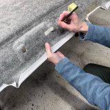 アウディA4アヴァント天井張替え│神奈川県横浜市