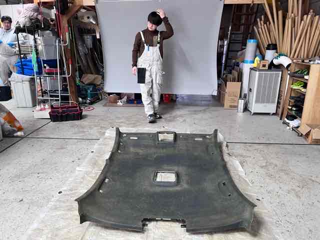 BMW3シリーズ（E90 320i）天井張替え