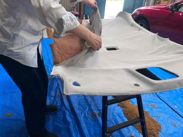 アコード天井張替え